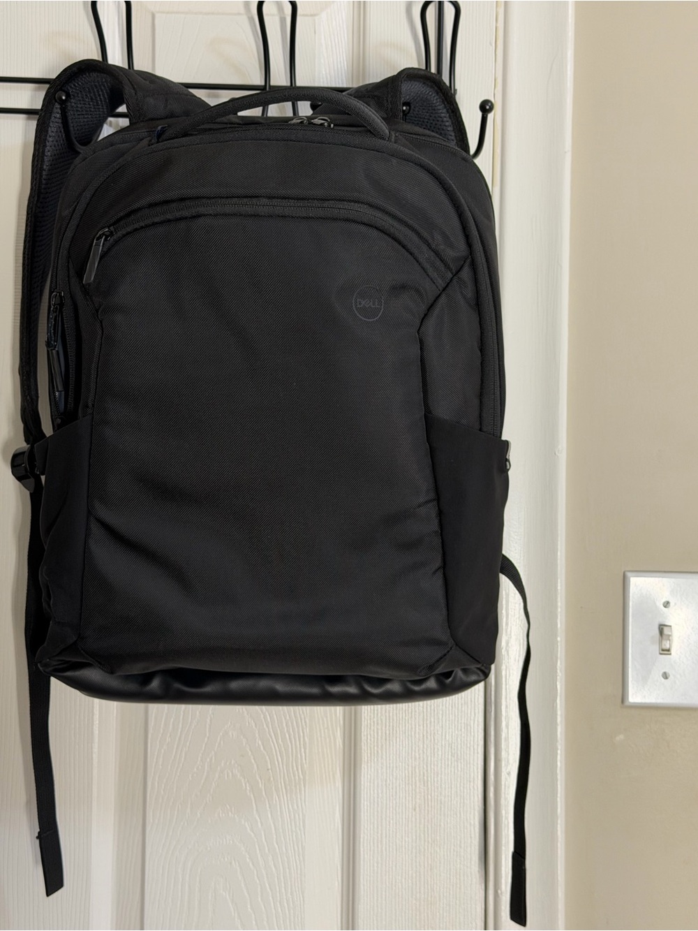 Dell Black Tech Laptop Backpack with Padded Straps